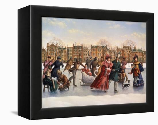 Victorian Skaters-Dan Craig-Framed Premier Image Canvas