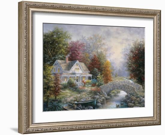 Victorian Splendor-Nicky Boehme-Framed Giclee Print