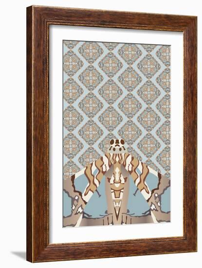 Victorian Tapestry-Belen Mena-Framed Giclee Print