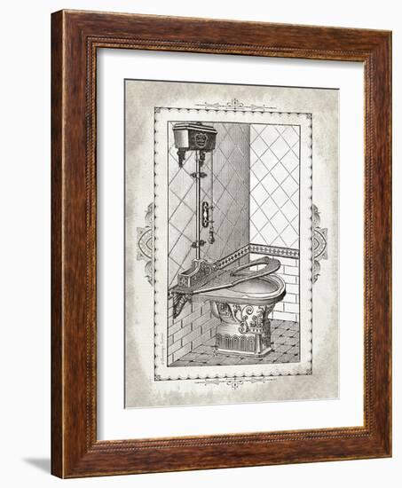 Victorian Toilet II-Gwendolyn Babbitt-Framed Art Print