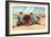 Victorians on the Beach-null-Framed Art Print