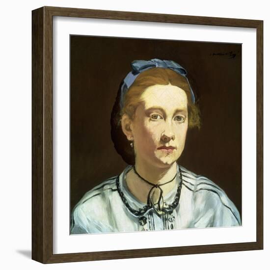 Victorine Meurent by ‰Douard Manet-Édouard Manet-Framed Giclee Print