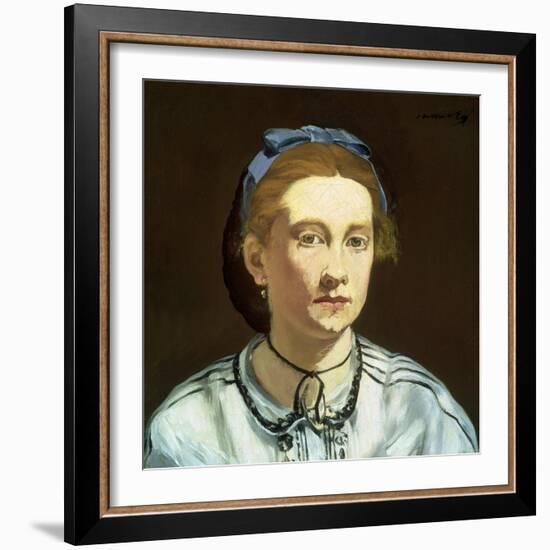 Victorine Meurent by ‰Douard Manet-Édouard Manet-Framed Giclee Print