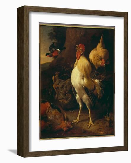 Victorious Cockerel-Melchior de Hondecoeter-Framed Giclee Print