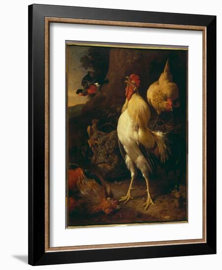 Victorious Cockerel-Melchior de Hondecoeter-Framed Giclee Print