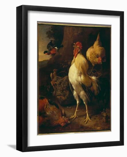 Victorious Cockerel-Melchior de Hondecoeter-Framed Giclee Print