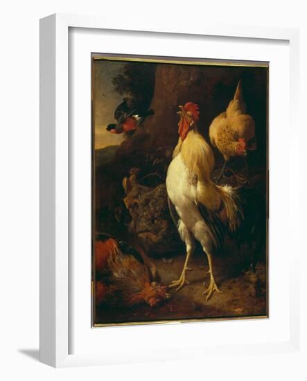 Victorious Cockerel-Melchior de Hondecoeter-Framed Giclee Print