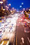 Double Exposure of Night Traffic Scene-victorn-Premier Image Canvas