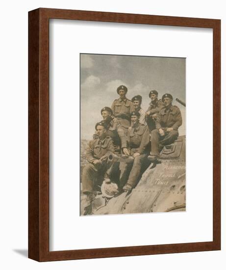 'Victors of the Mareth Line', 1943-Unknown-Framed Photographic Print