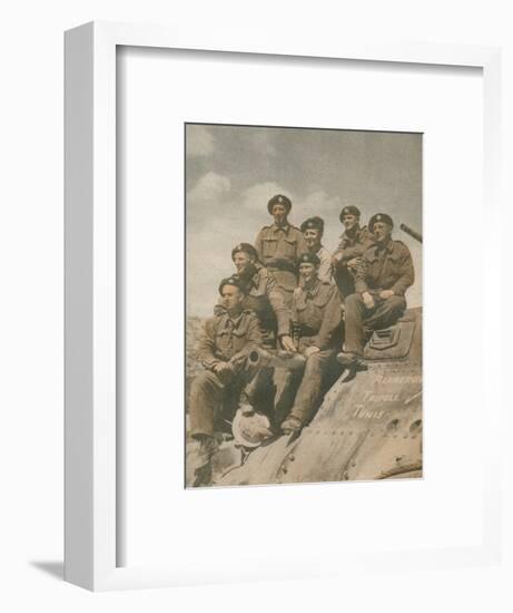 'Victors of the Mareth Line', 1943-Unknown-Framed Photographic Print