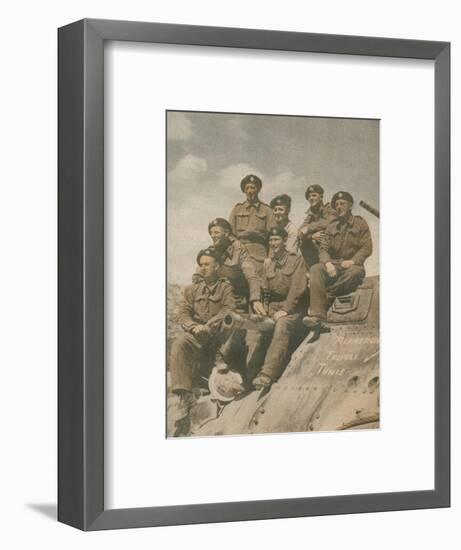 'Victors of the Mareth Line', 1943-Unknown-Framed Photographic Print