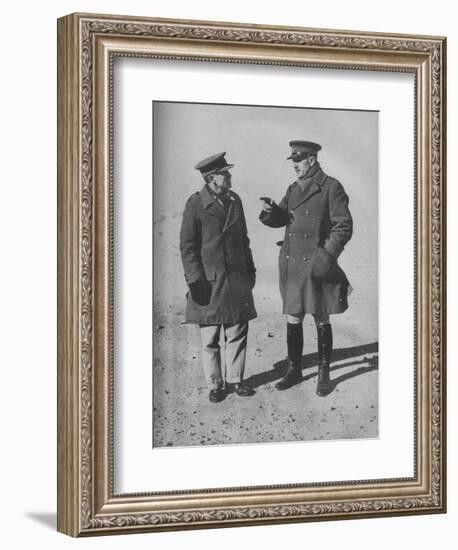 'Victors of the Western Desert in Conference', 1941-Unknown-Framed Photographic Print