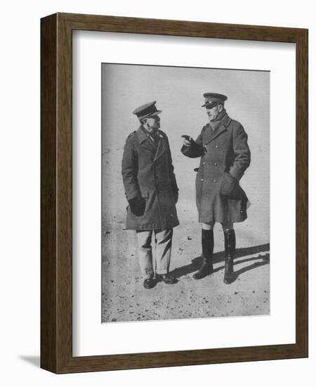 'Victors of the Western Desert in Conference', 1941-Unknown-Framed Photographic Print