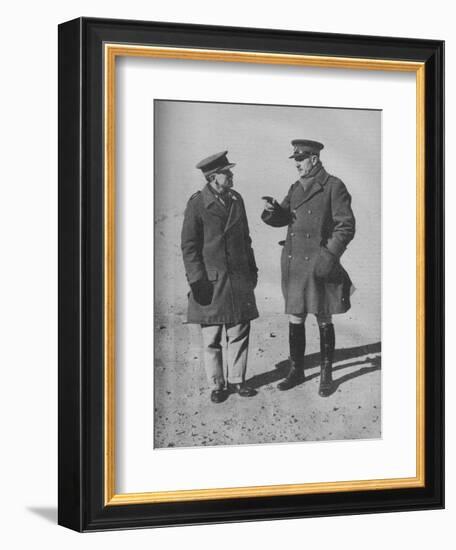 'Victors of the Western Desert in Conference', 1941-Unknown-Framed Photographic Print