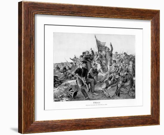 Victory!, 1900-Adolph Menzel-Framed Giclee Print