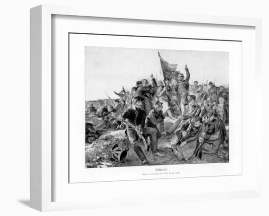 Victory!, 1900-Adolph Menzel-Framed Giclee Print