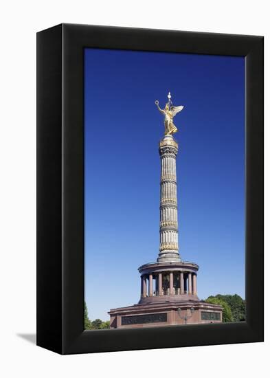 Victory Column (Siegessaeule), Berlin Mitte, Berlin, Germany, Europe-Markus Lange-Framed Premier Image Canvas