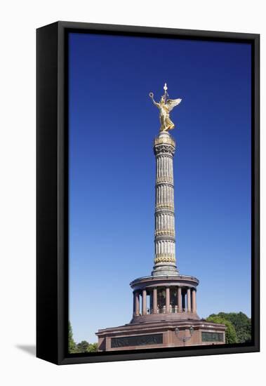 Victory Column (Siegessaeule), Berlin Mitte, Berlin, Germany, Europe-Markus Lange-Framed Premier Image Canvas