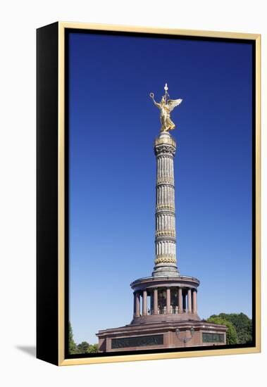 Victory Column (Siegessaeule), Berlin Mitte, Berlin, Germany, Europe-Markus Lange-Framed Premier Image Canvas