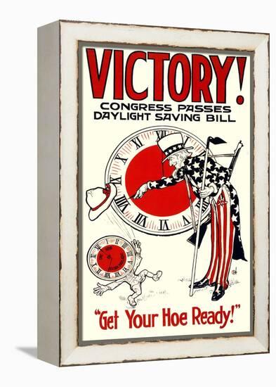 Victory! Congress Passes Daylight Savings Bill Poster-null-Framed Premier Image Canvas