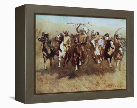 Victory Dance-Frederic Sackrider Remington-Framed Stretched Canvas