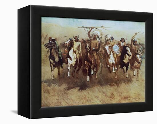 Victory Dance-Frederic Sackrider Remington-Framed Stretched Canvas