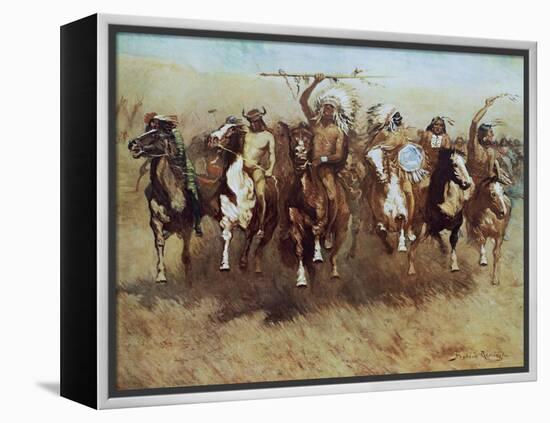 Victory Dance-Frederic Sackrider Remington-Framed Stretched Canvas