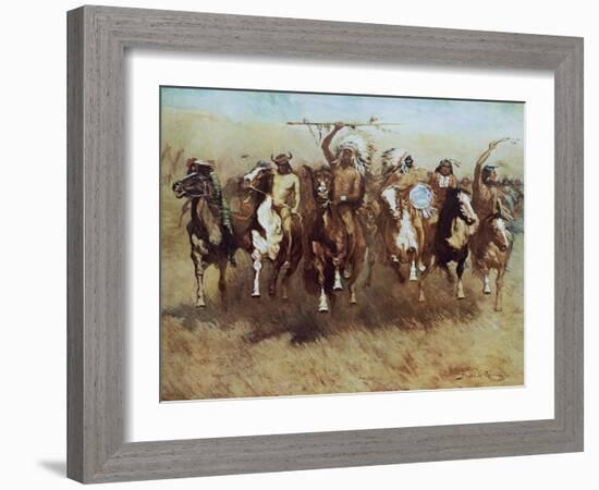 Victory Dance-Frederic Sackrider Remington-Framed Art Print