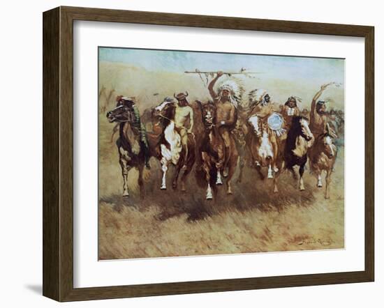 Victory Dance-Frederic Sackrider Remington-Framed Art Print