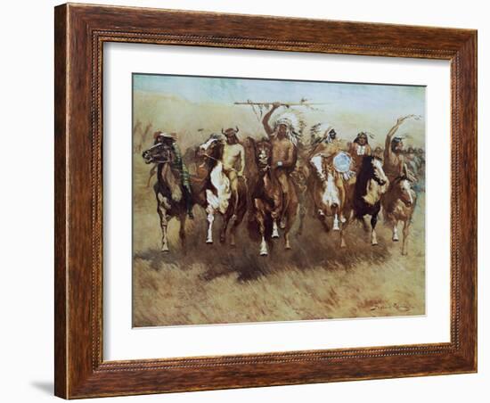 Victory Dance-Frederic Sackrider Remington-Framed Art Print