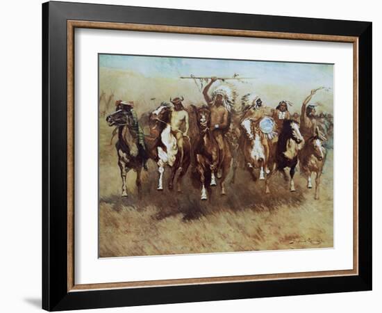 Victory Dance-Frederic Sackrider Remington-Framed Art Print