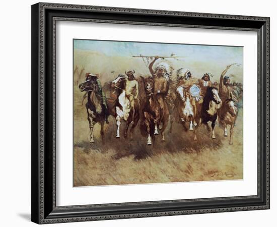 Victory Dance-Frederic Sackrider Remington-Framed Art Print