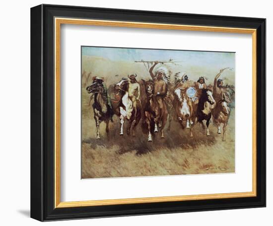 Victory Dance-Frederic Sackrider Remington-Framed Art Print