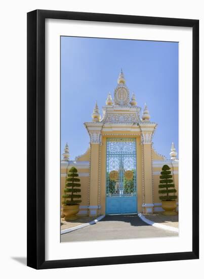 Victory Gate at the Royal Palace, Phnom Penh, Cambodia-null-Framed Giclee Print