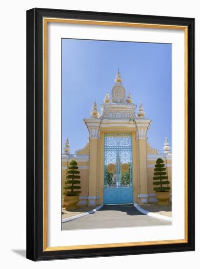 Victory Gate at the Royal Palace, Phnom Penh, Cambodia-null-Framed Giclee Print