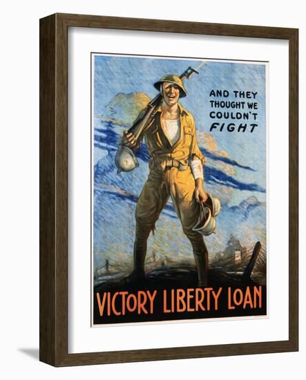 Victory Liberty Loan Poster-Victor Clyde Forsythe-Framed Giclee Print