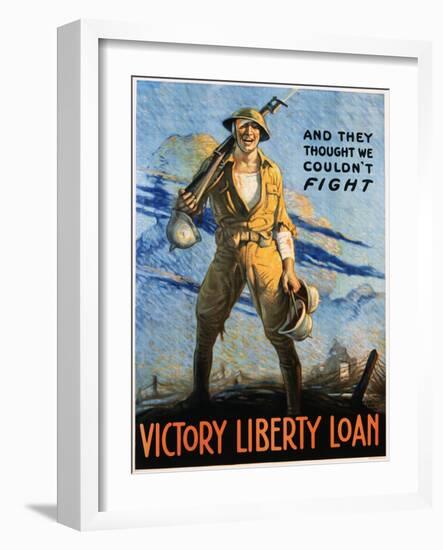 Victory Liberty Loan Poster-Victor Clyde Forsythe-Framed Giclee Print