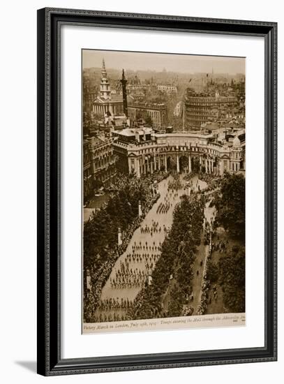 Victory March in London, July 19Th, 1919-null-Framed Photographic Print