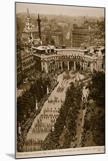 Victory March in London, July 19Th, 1919-null-Mounted Photographic Print