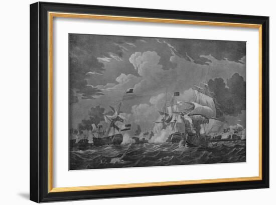 'Victory of Admiral Duncan', c1798-Thomas Whitcombe-Framed Giclee Print