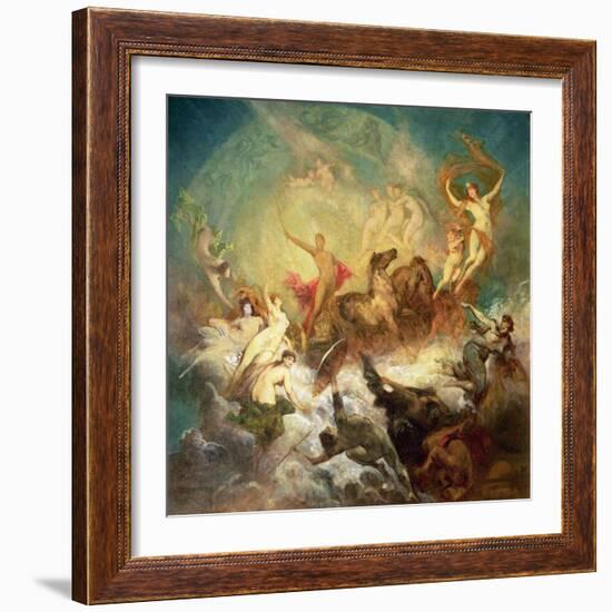 Victory of Light over Darkness, 1883-84-Hans Makart-Framed Giclee Print