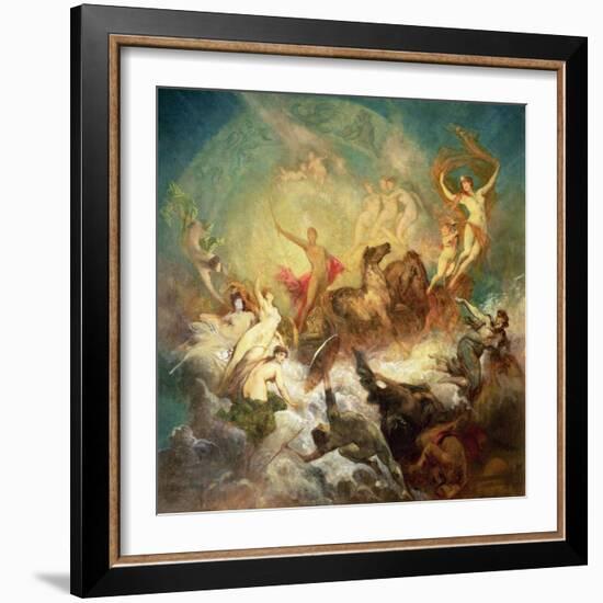 Victory of Light over Darkness, 1883-84-Hans Makart-Framed Giclee Print