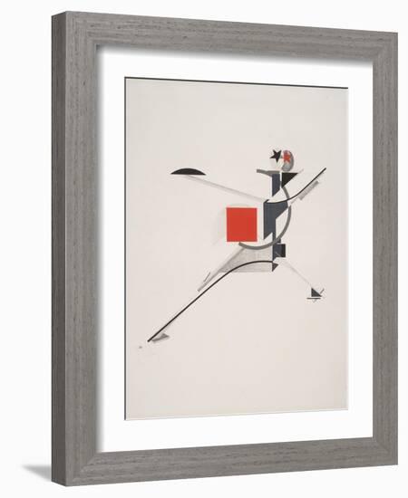 Victory Over the Sun, 10. New Man-El Lissitzky-Framed Giclee Print