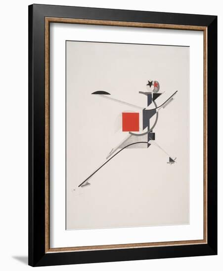 Victory Over the Sun, 10. New Man-El Lissitzky-Framed Giclee Print