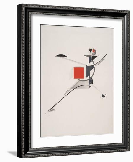 Victory Over the Sun, 10. New Man-El Lissitzky-Framed Giclee Print