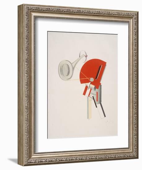 Victory Over the Sun, 2. The Announcer-El Lissitzky-Framed Giclee Print