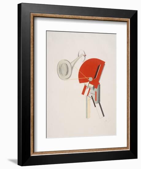 Victory Over the Sun, 2. The Announcer-El Lissitzky-Framed Giclee Print