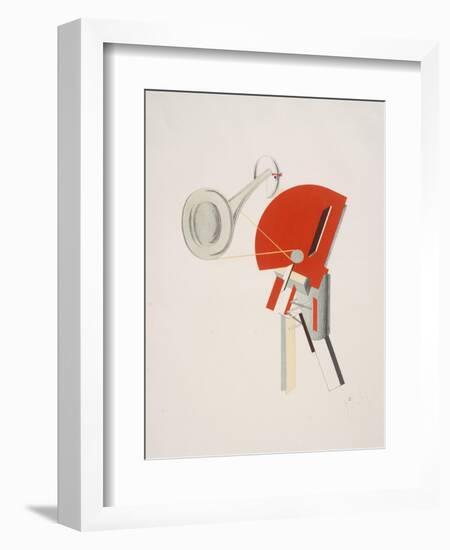 Victory Over the Sun, 2. The Announcer-El Lissitzky-Framed Giclee Print