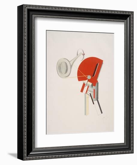 Victory Over the Sun, 2. The Announcer-El Lissitzky-Framed Giclee Print