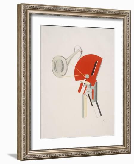 Victory Over the Sun, 2. The Announcer-El Lissitzky-Framed Giclee Print